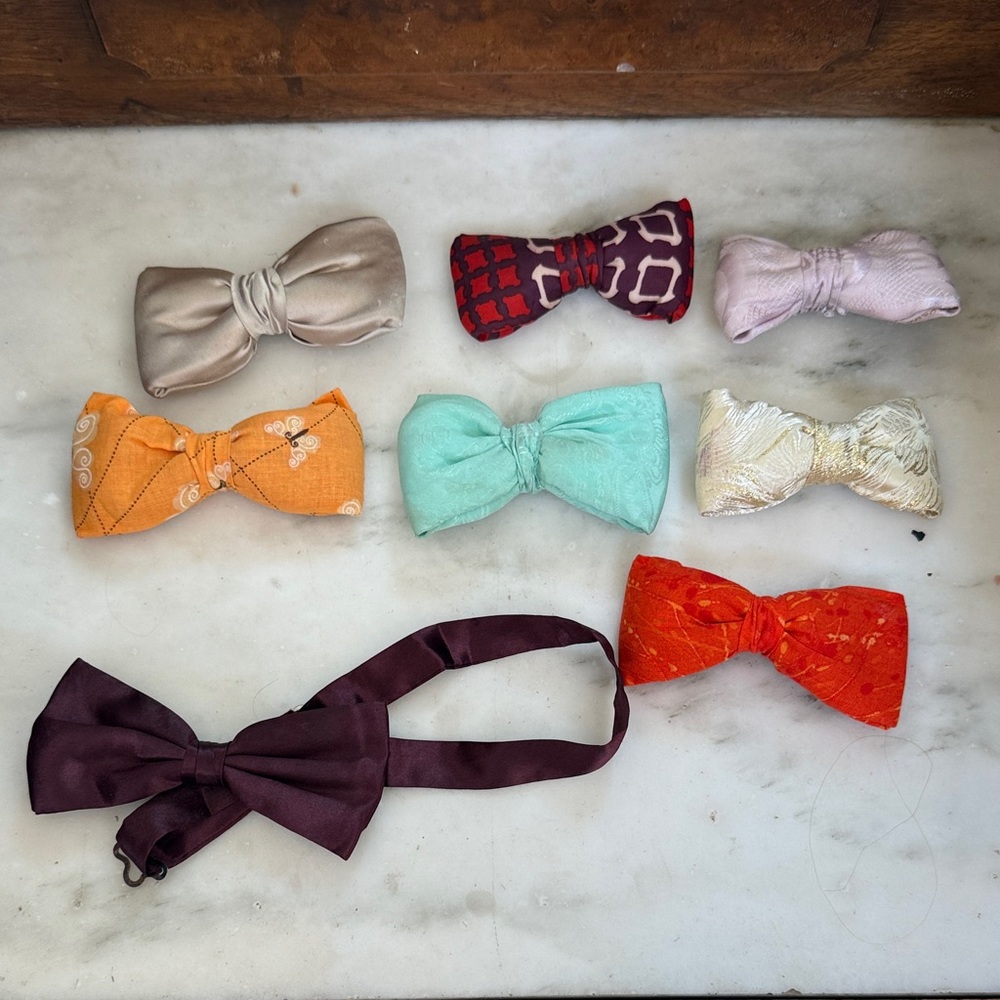 Colorful Bow Tie Collection Set